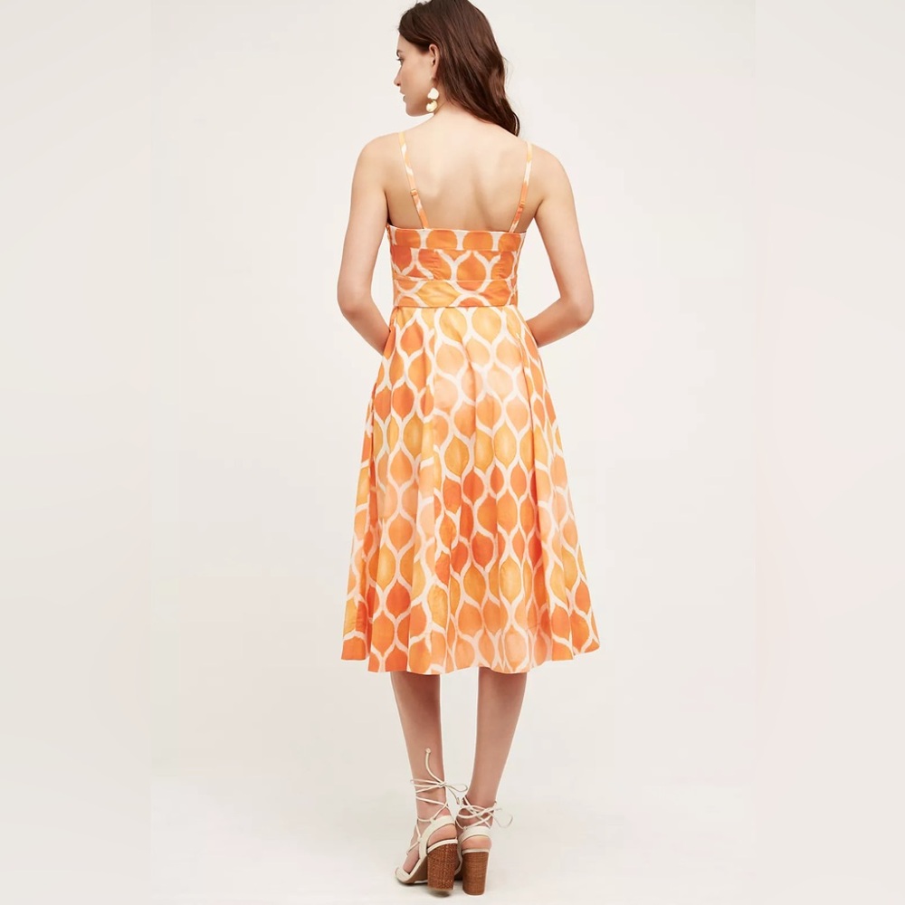 NWT ANTHROPOLOGIE Freya Poplin Dress Womens size 0 - Picture 2 of 12